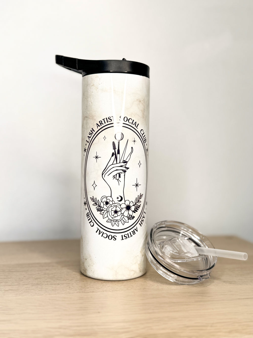 Thermos double bouchon |Personnalisé PLUSHEE