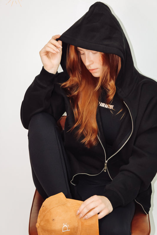LE LASH HOODIE – Hoodie zippé doublé en polar