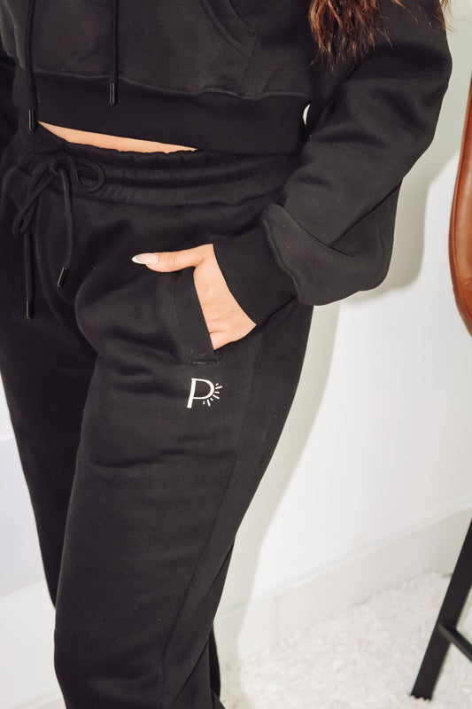 PLUSH JOGGER – Jogger taille haute à jambe droite